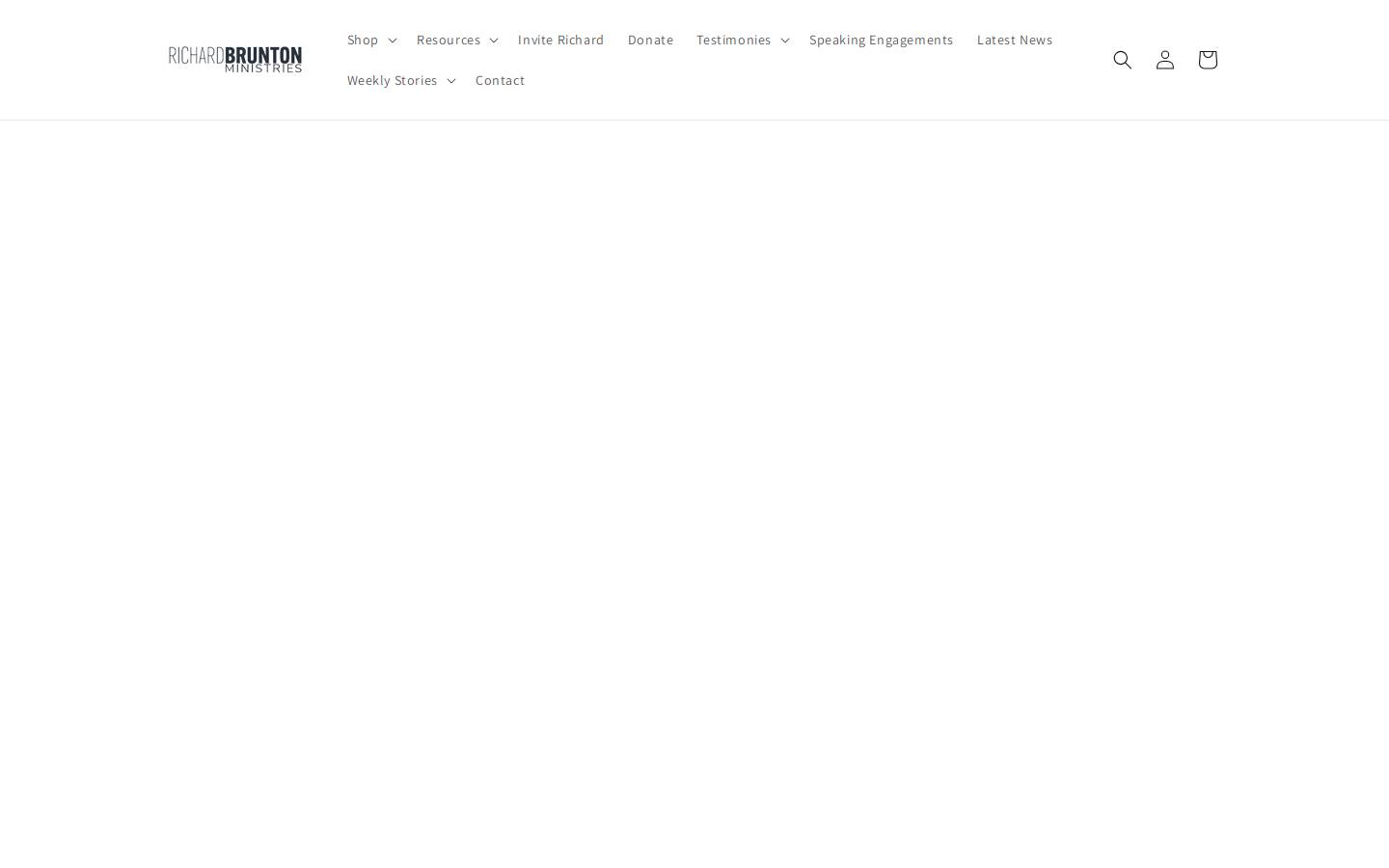 richardbruntonministries.org homepage screenshot