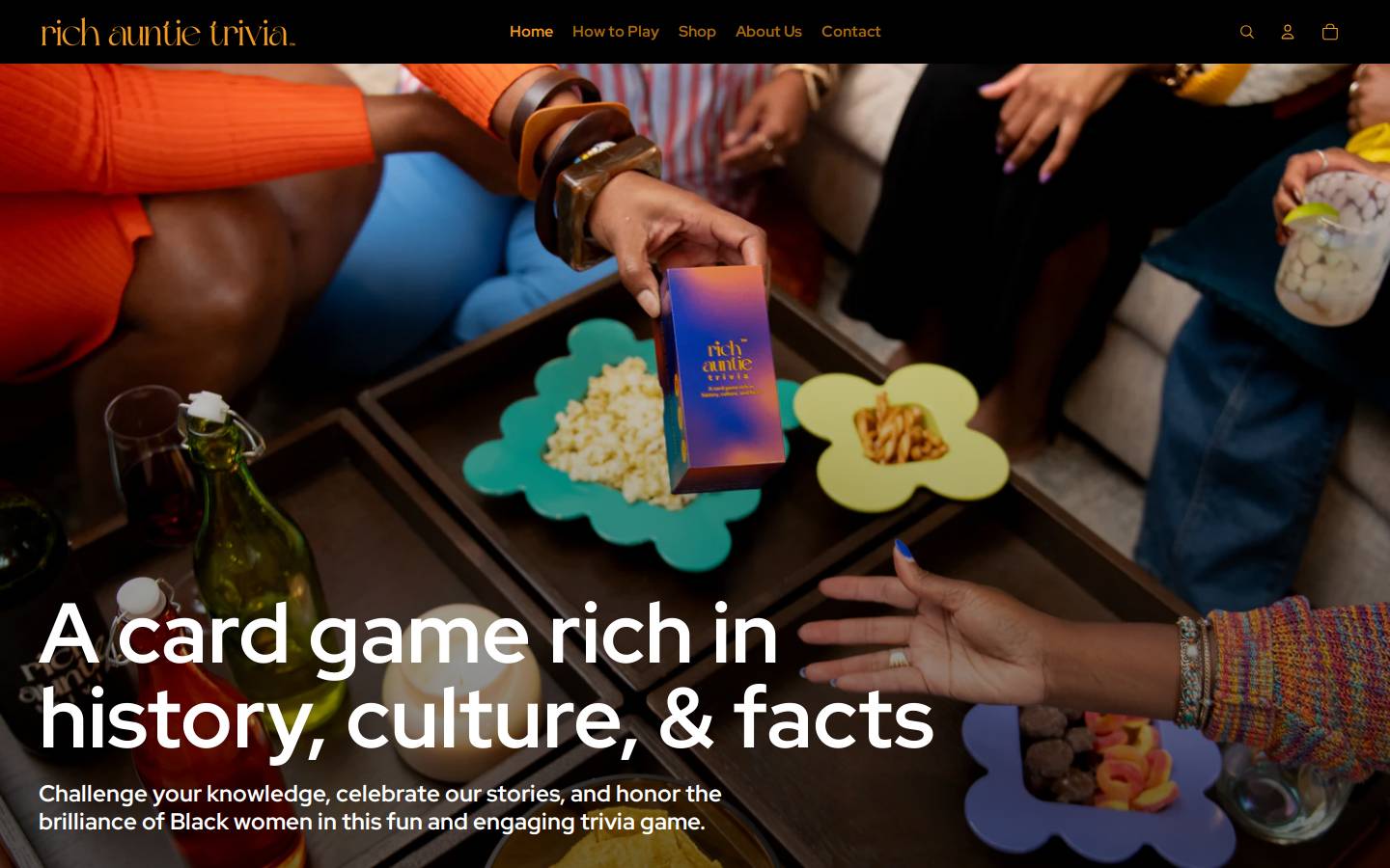 richauntietrivia.com homepage screenshot