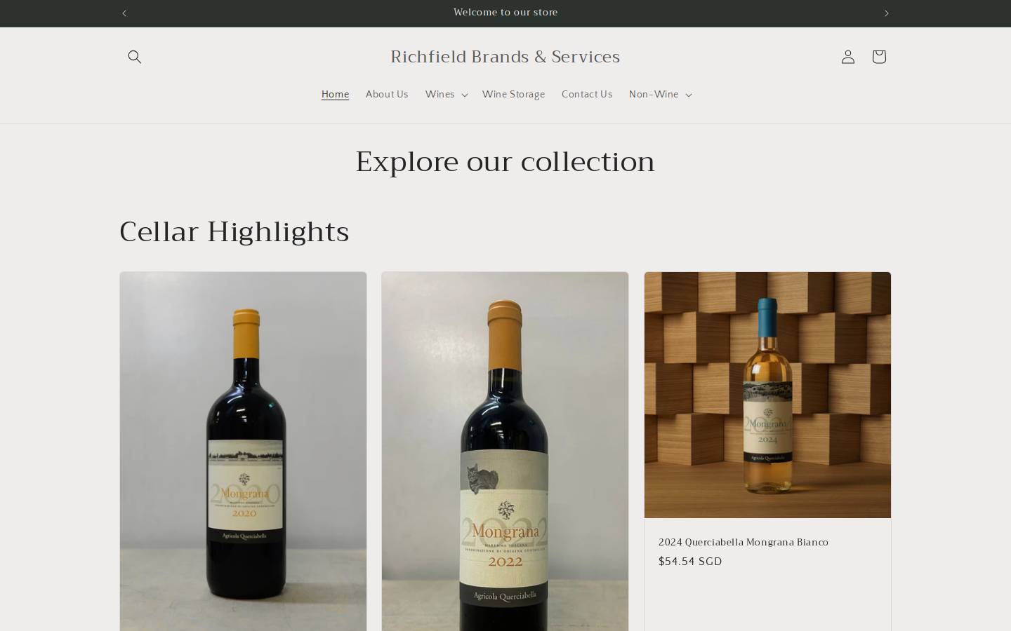 richfieldbrands.com homepage screenshot