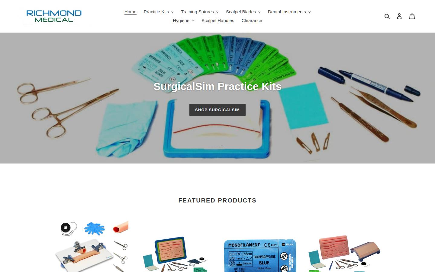 richmond-medical.com homepage screenshot