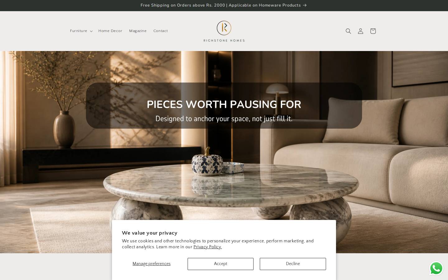 richstonehomes.com homepage screenshot