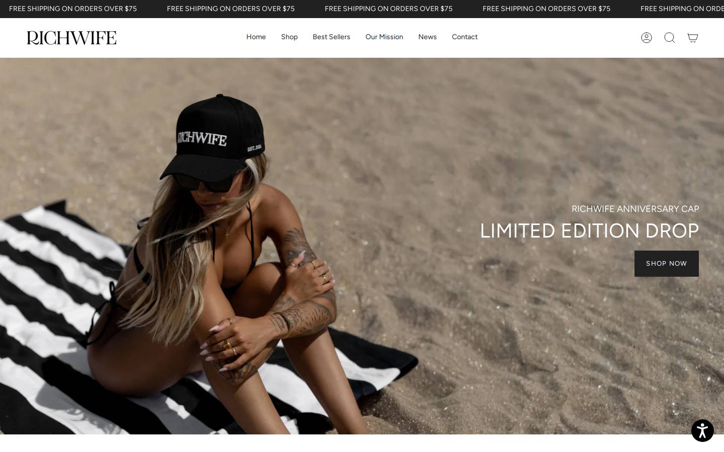 richwife.com homepage screenshot