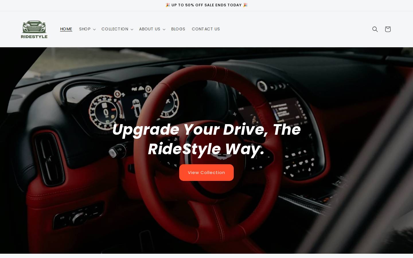 ride-style.com homepage screenshot