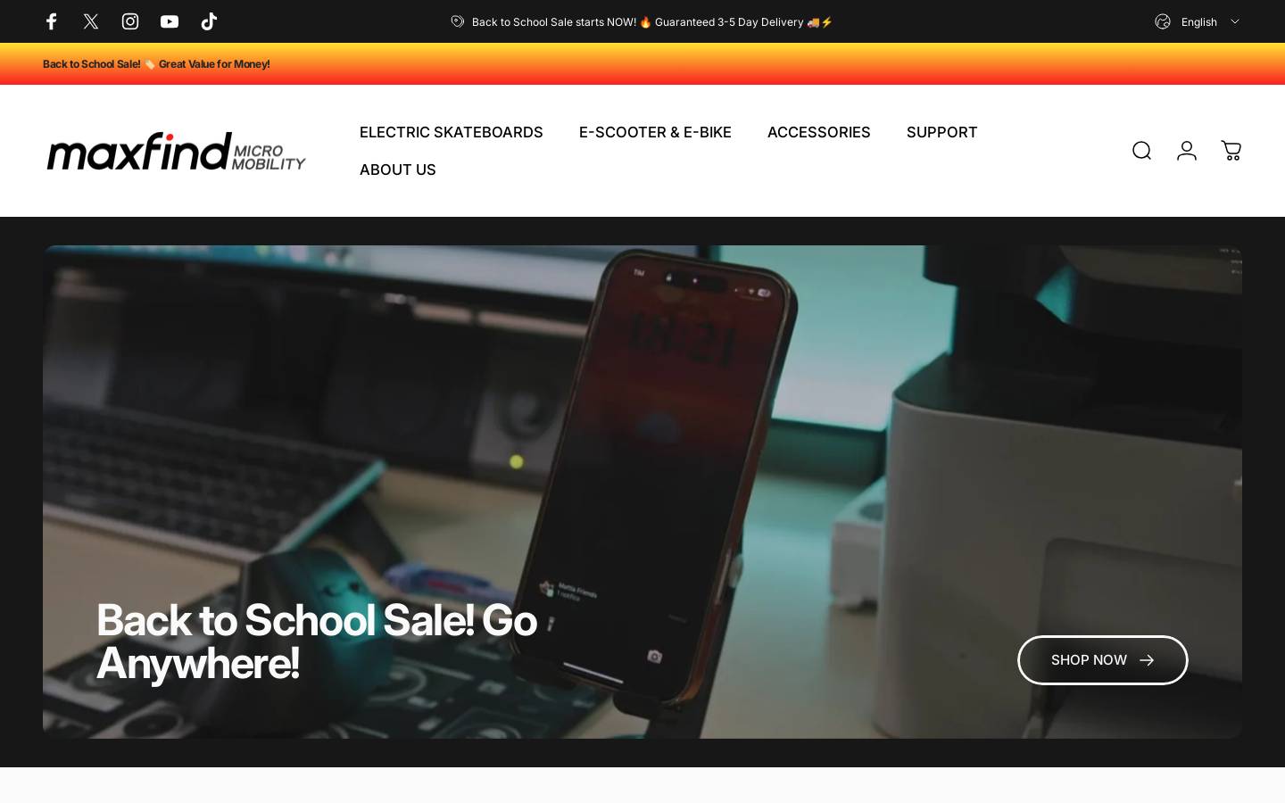 ridebackshop.com homepage screenshot