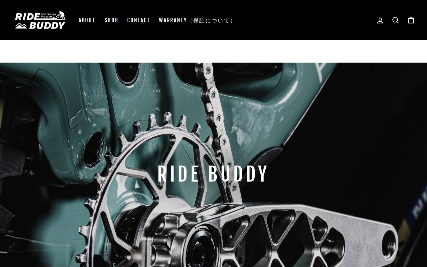 ridebuddy.jp homepage screenshot