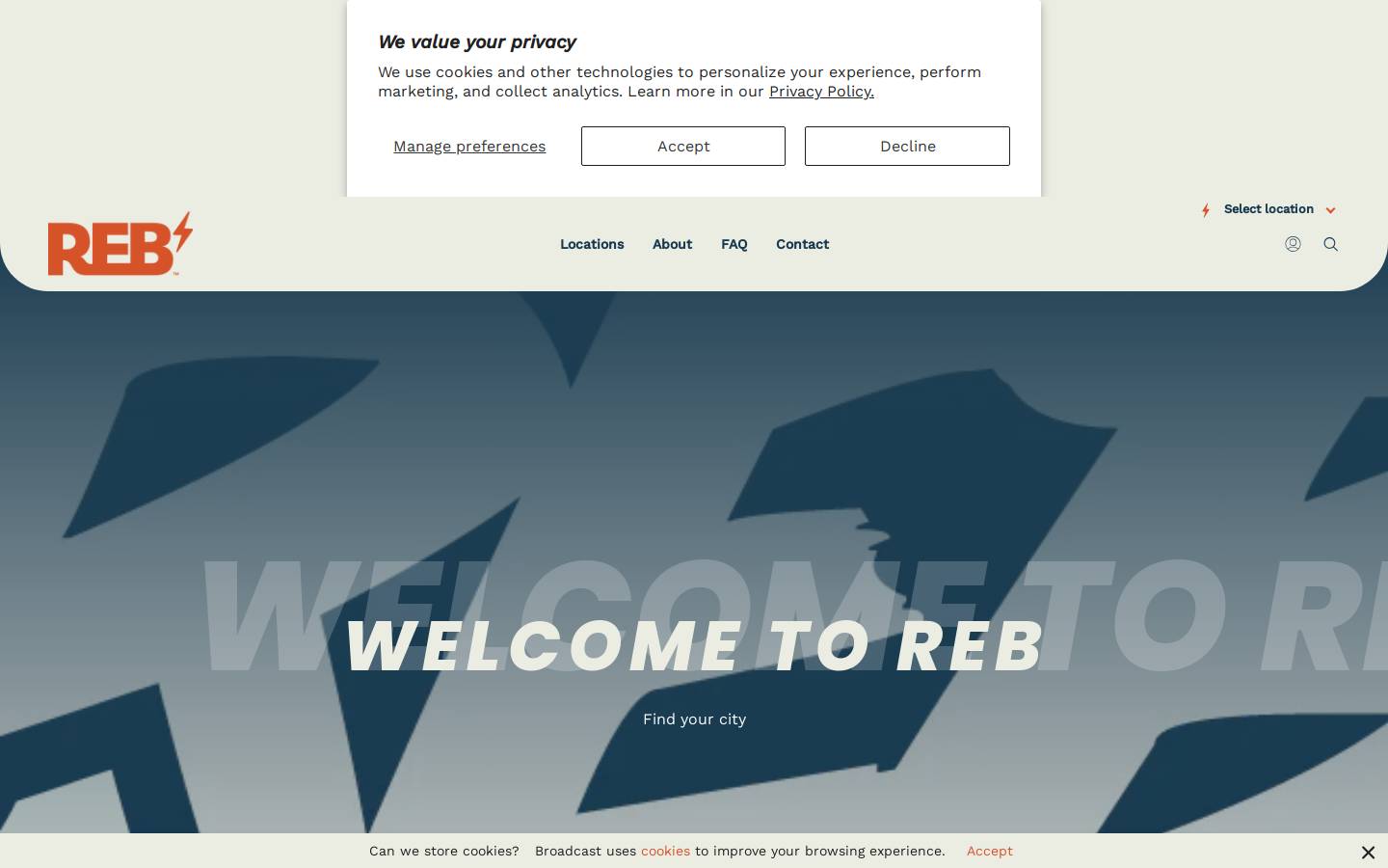 rideelectrics.com homepage screenshot
