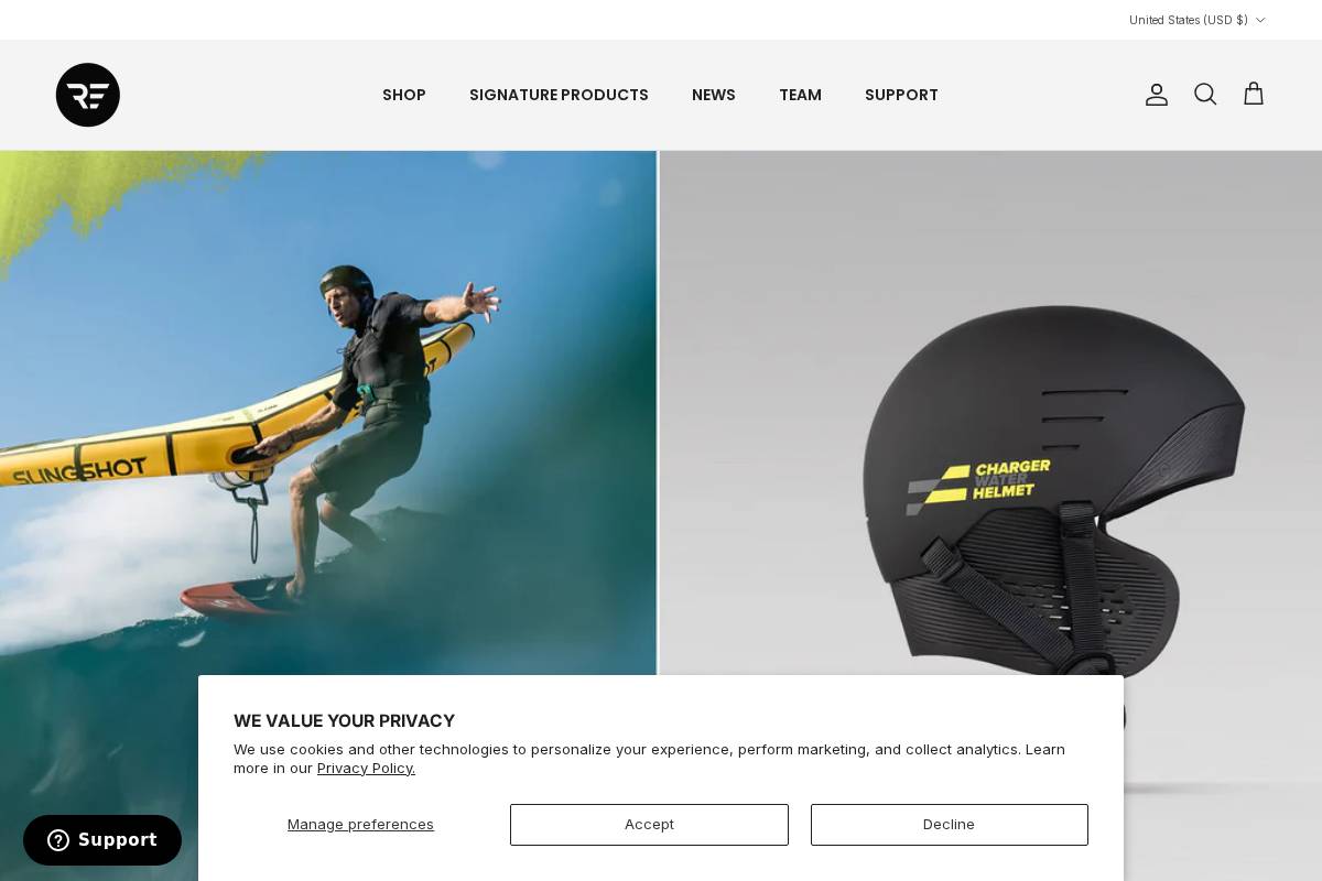 rideengine.com homepage screenshot