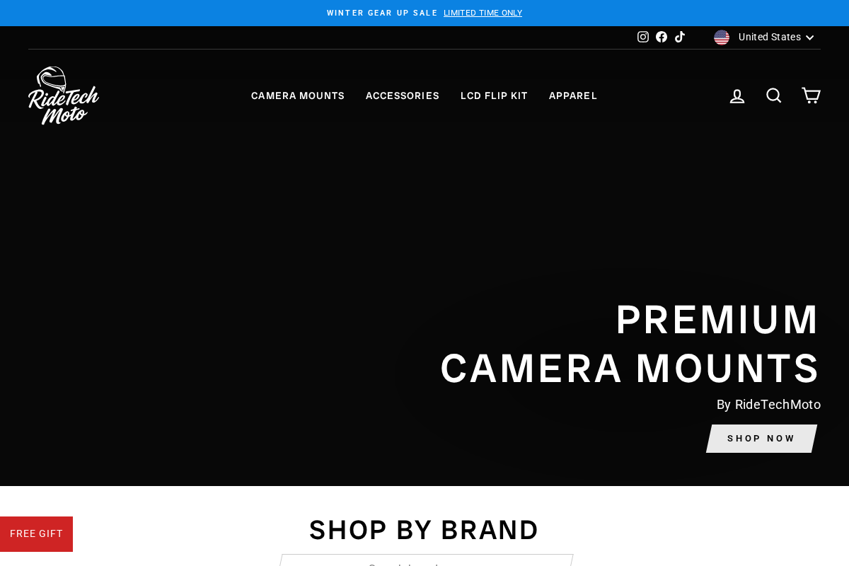 ridetechmoto.com homepage screenshot