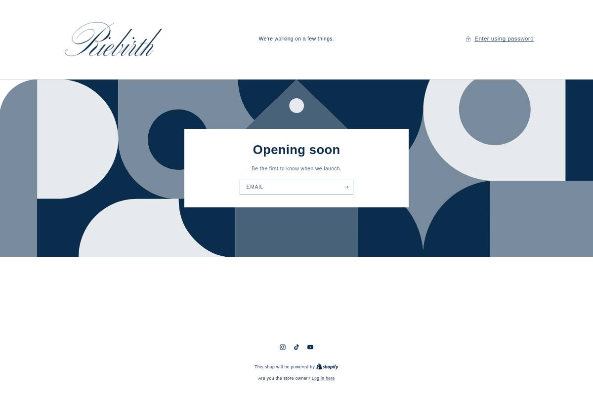 riebirth.com homepage screenshot