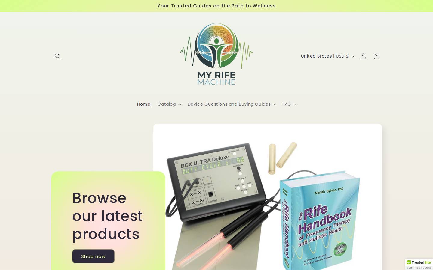 rifemachineforsale.com homepage screenshot
