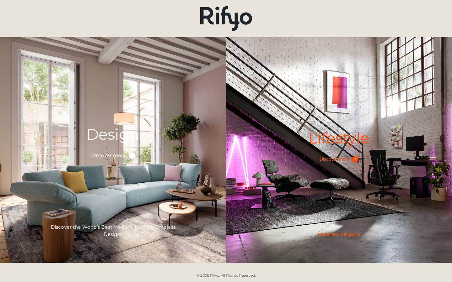rifyo.com homepage screenshot