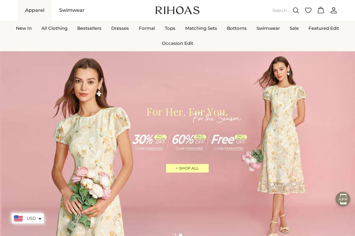 RIHOAS homepage screenshot