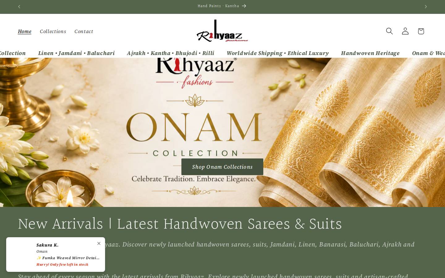 rihyaaz.com homepage screenshot
