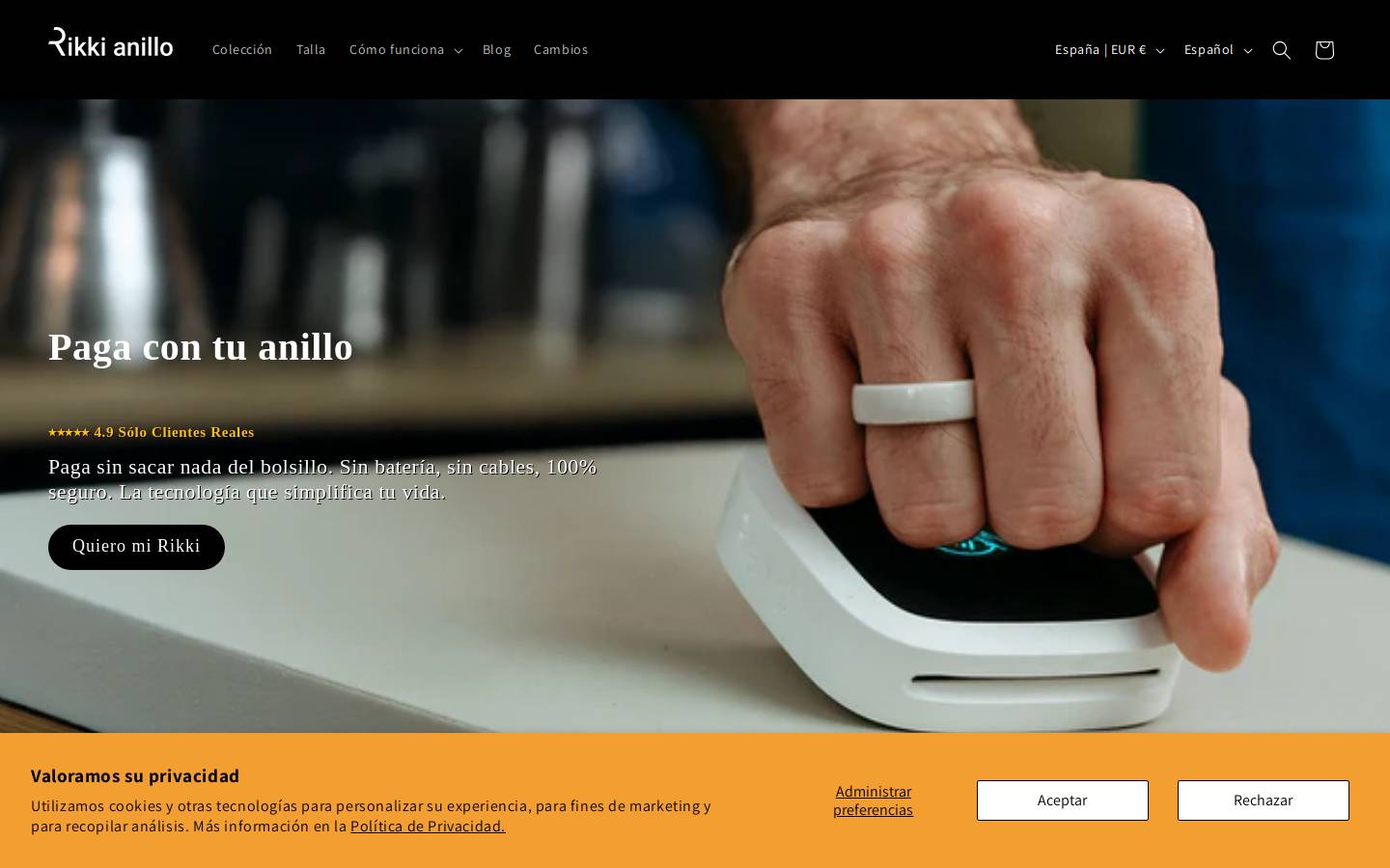 rikki.es homepage screenshot