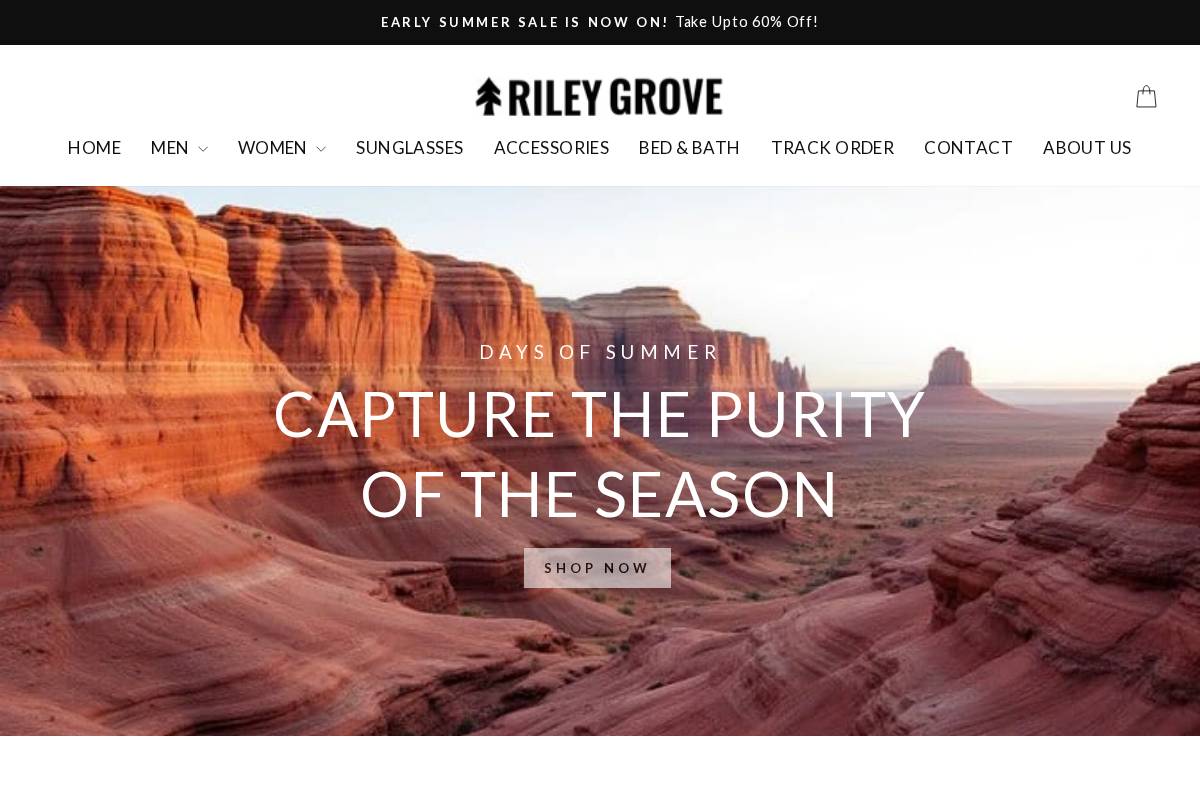 Rileygrove homepage screenshot