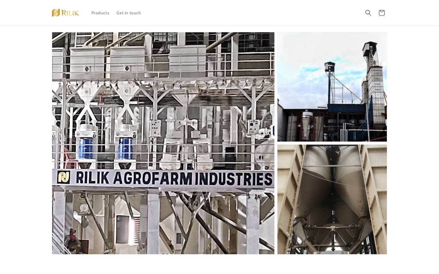 rilikindustries.com homepage screenshot