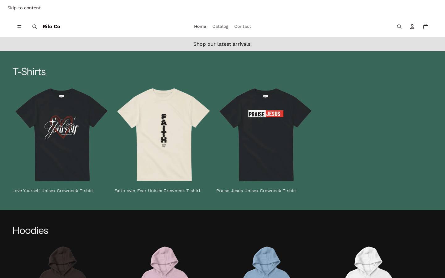 riloco.shop homepage screenshot