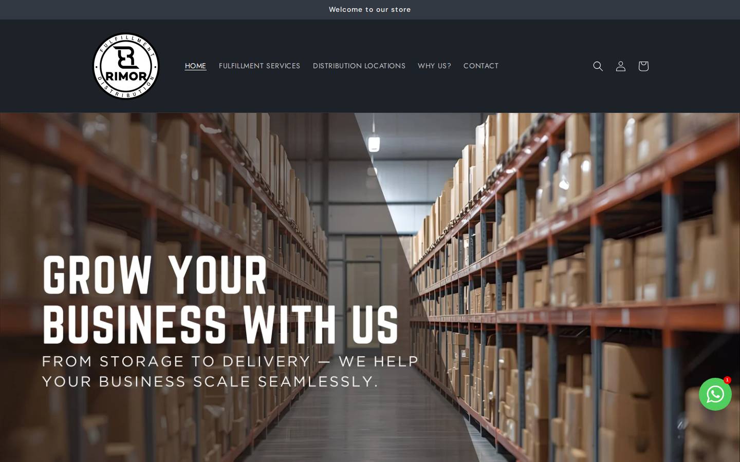 Rimor Corp homepage screenshot