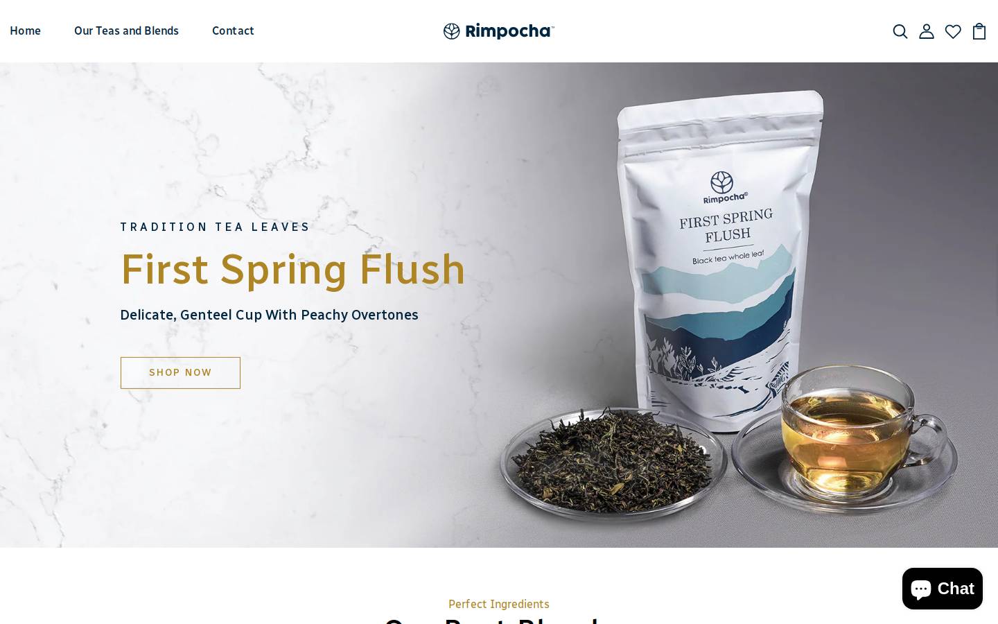rimpochatea.in homepage screenshot