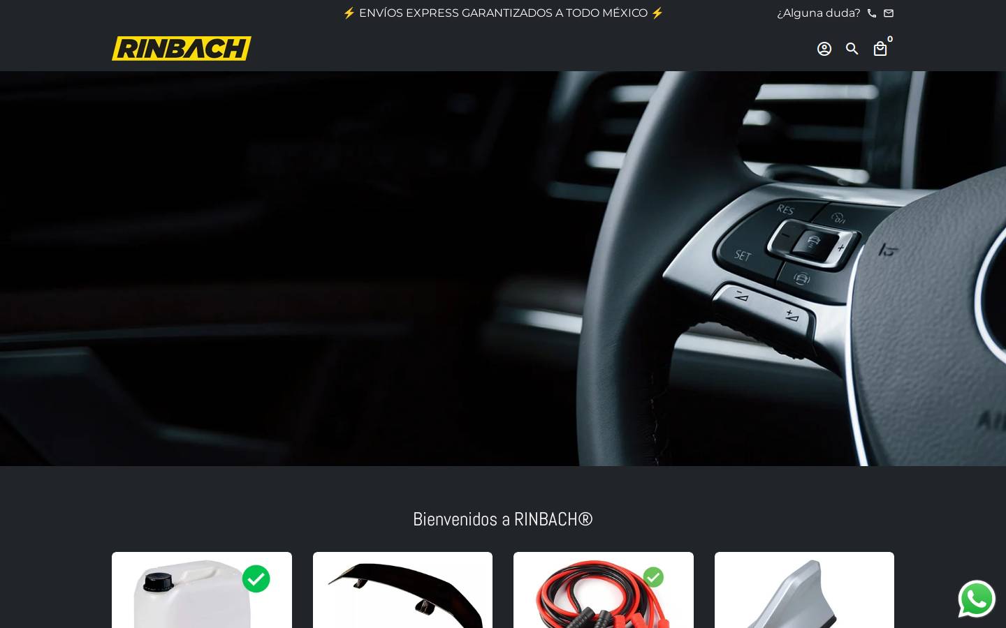 rinbach.com homepage screenshot