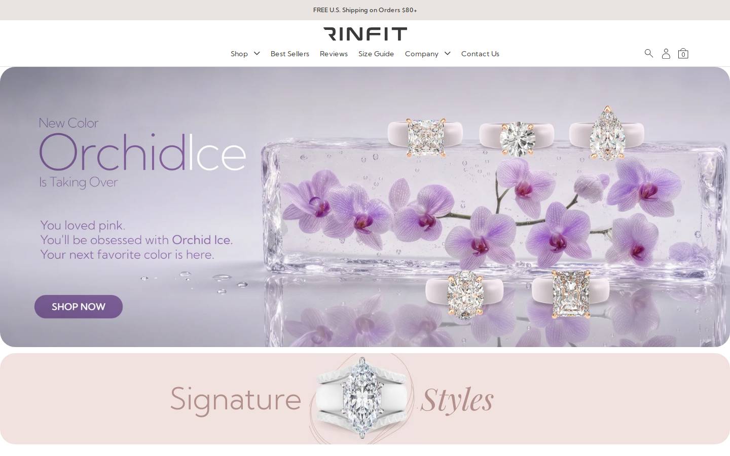 rinfit.com homepage screenshot