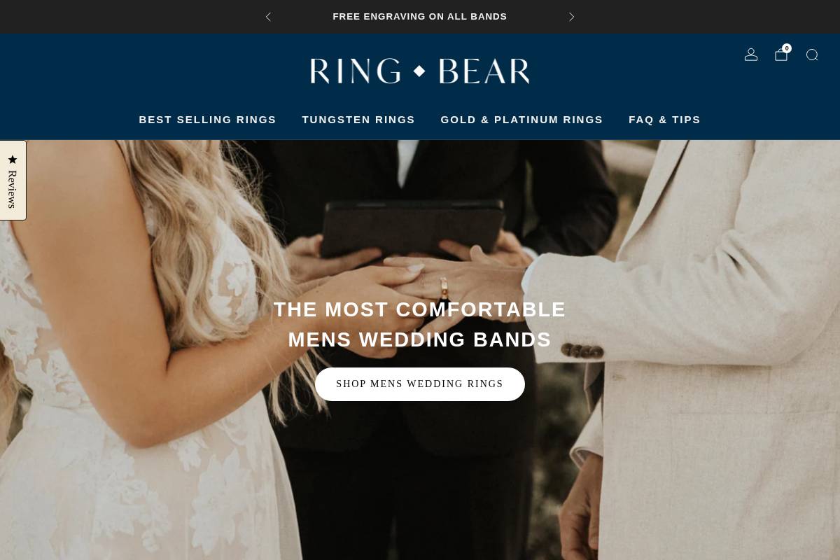 Ring Bear homepage screenshot
