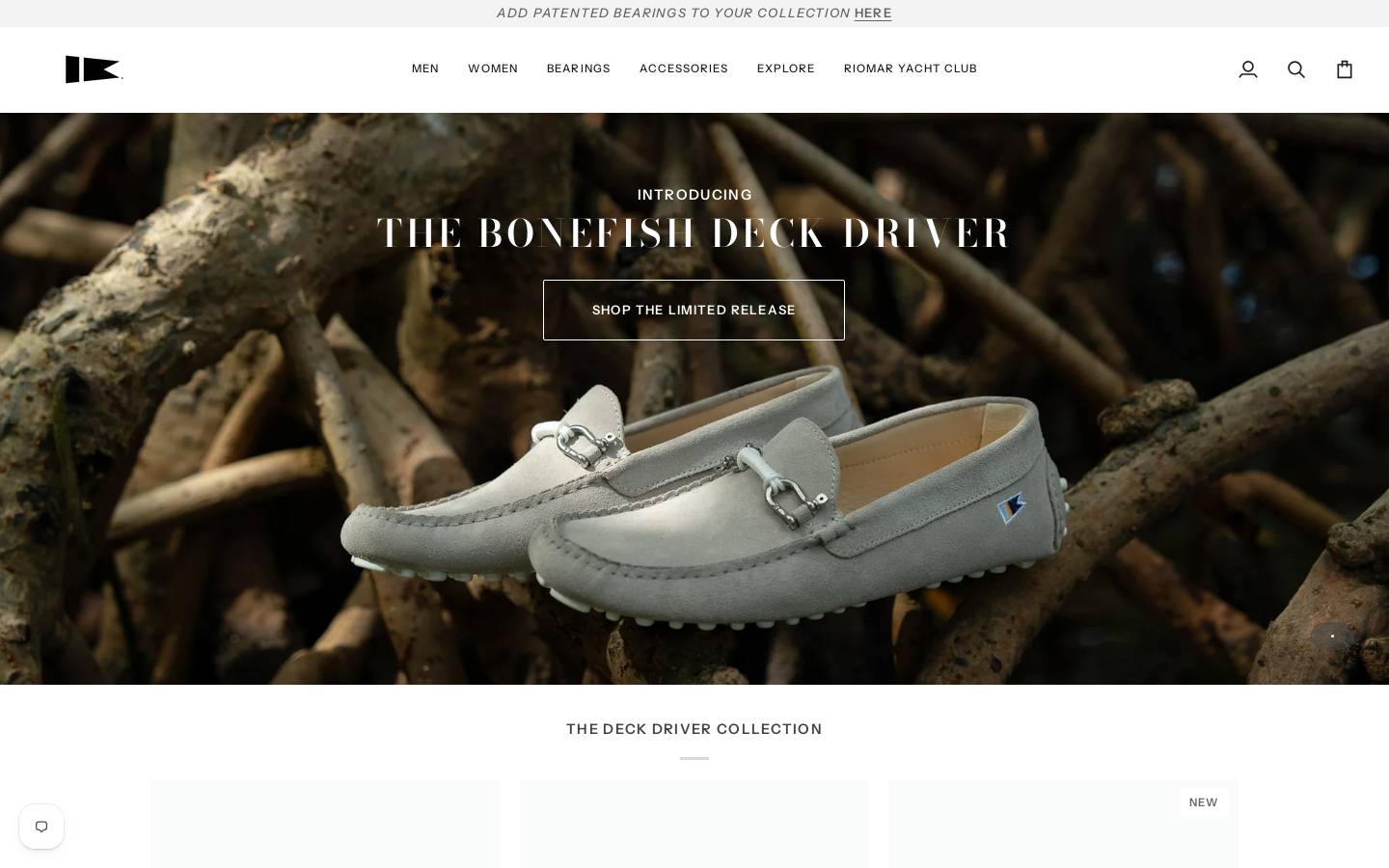 riomarshoes.com homepage screenshot