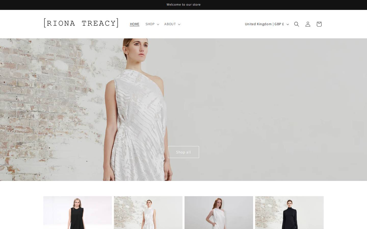 rionatreacy.com homepage screenshot
