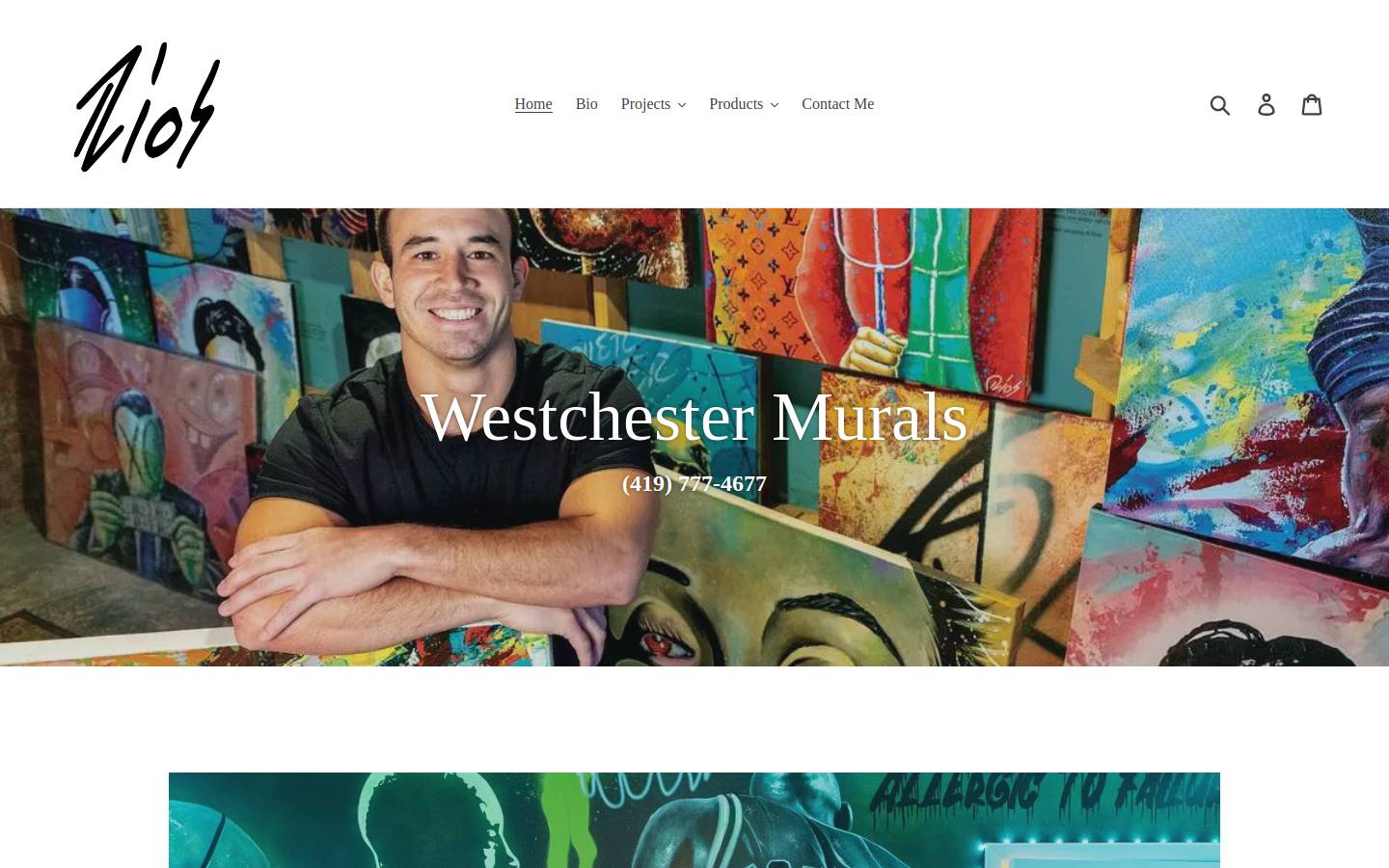 riosartstudios.com homepage screenshot