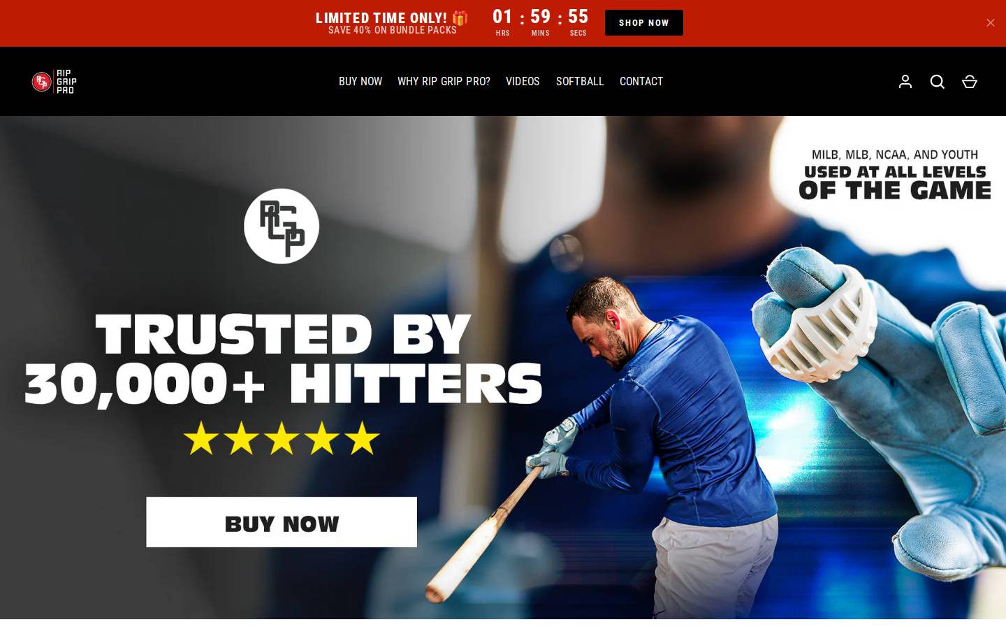 ripgrippro.com homepage screenshot