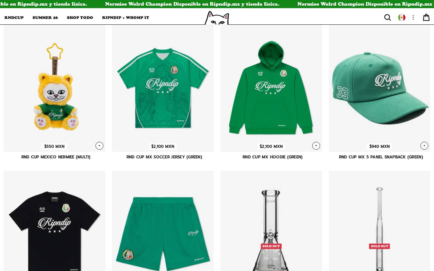 ripndip.mx homepage screenshot