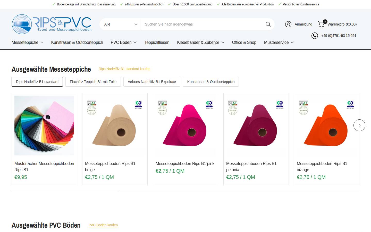 rips-pvc.de homepage screenshot