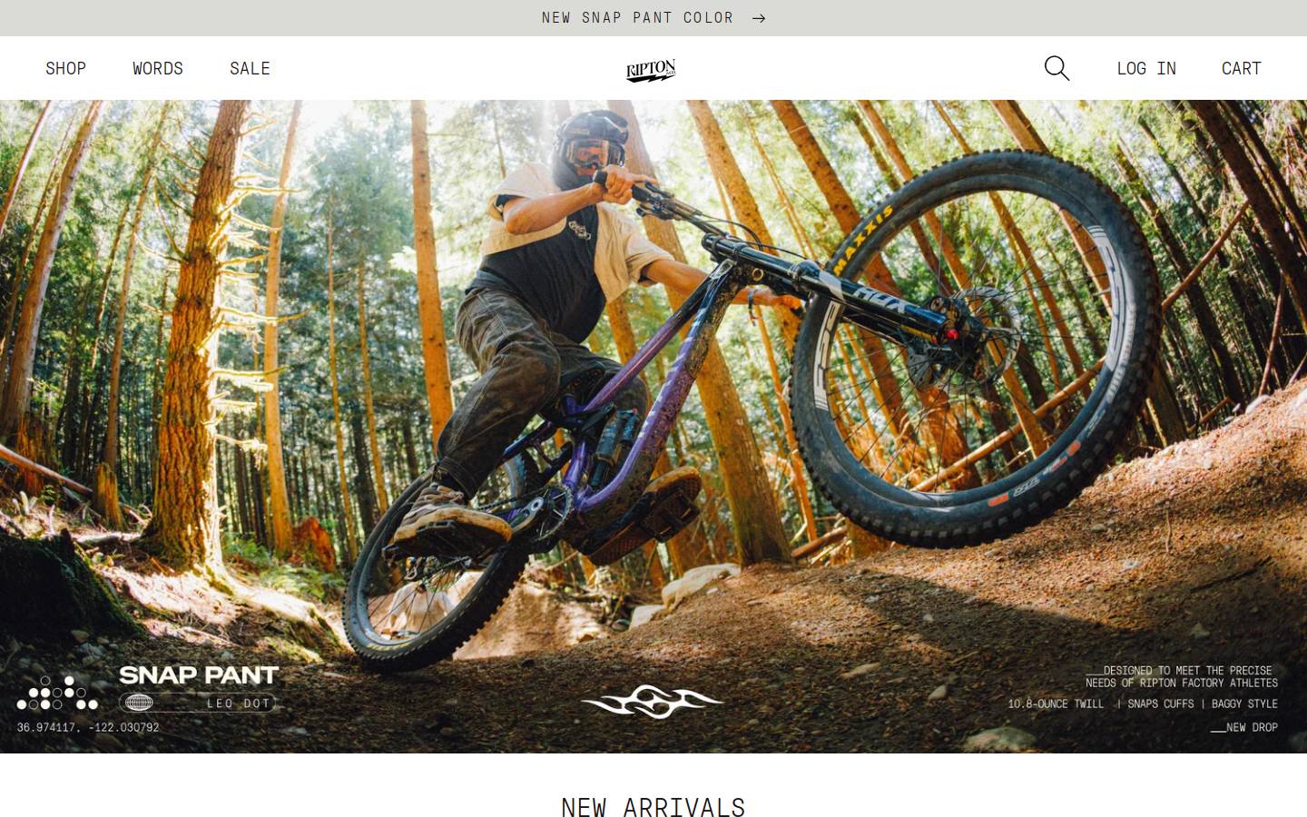 riptonco.com homepage screenshot