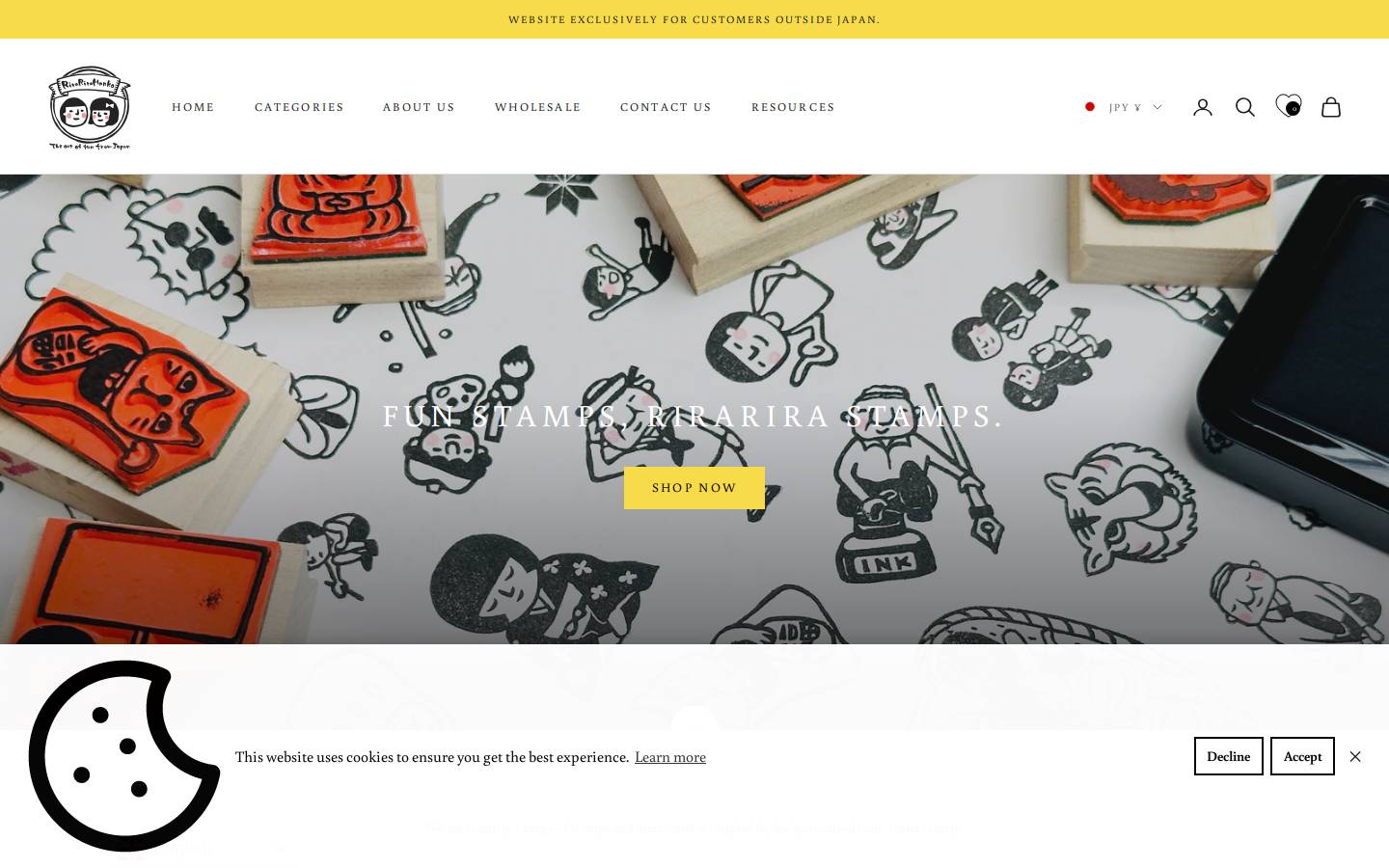 rirarira.com homepage screenshot