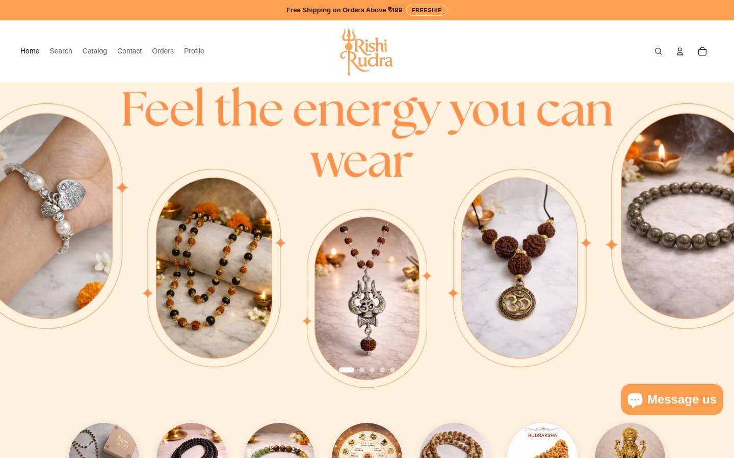 rishirudra.org homepage screenshot
