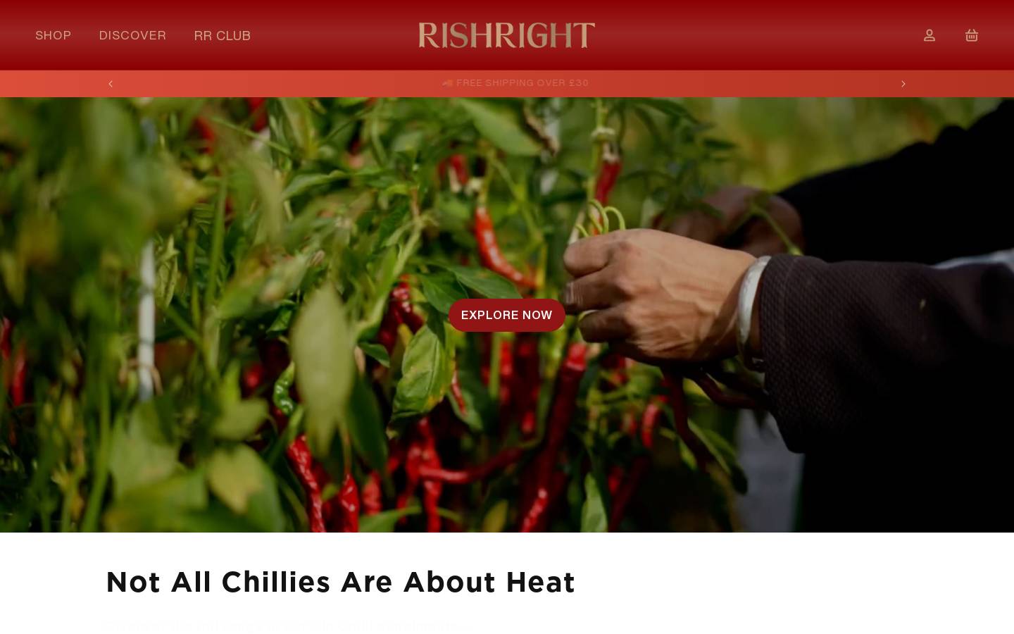 rishright.com homepage screenshot