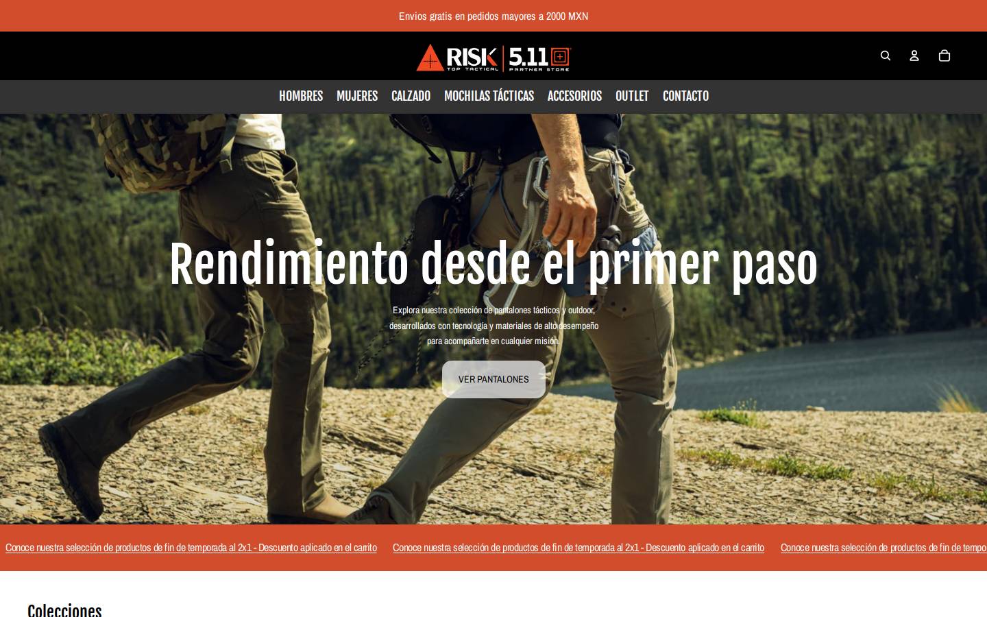 risktactical.mx homepage screenshot