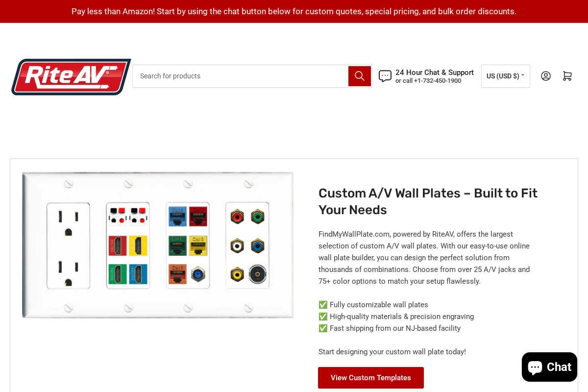 riteav.com homepage screenshot