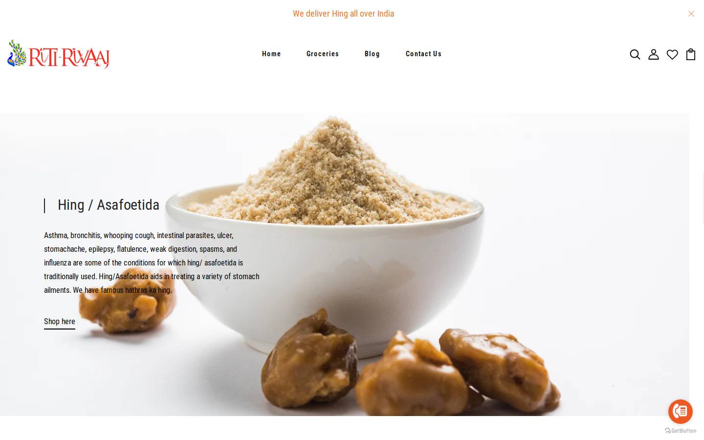 ritirivaaj.com homepage screenshot