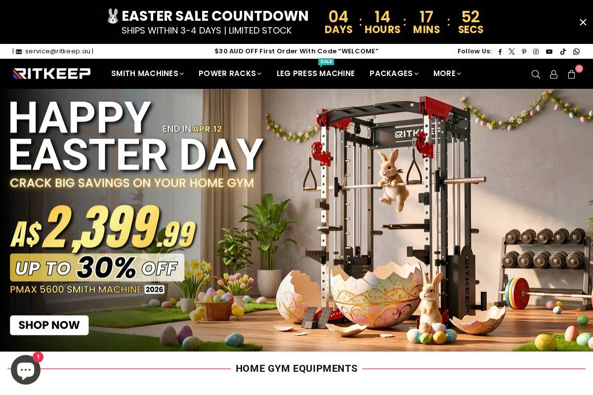 Ritkeep homepage screenshot