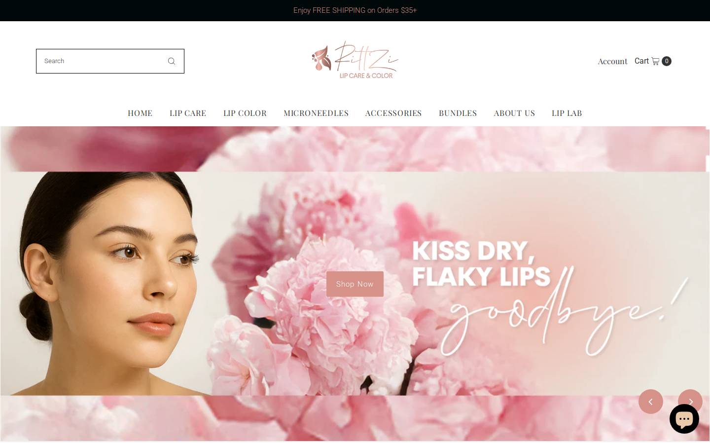 rittzi.com homepage screenshot