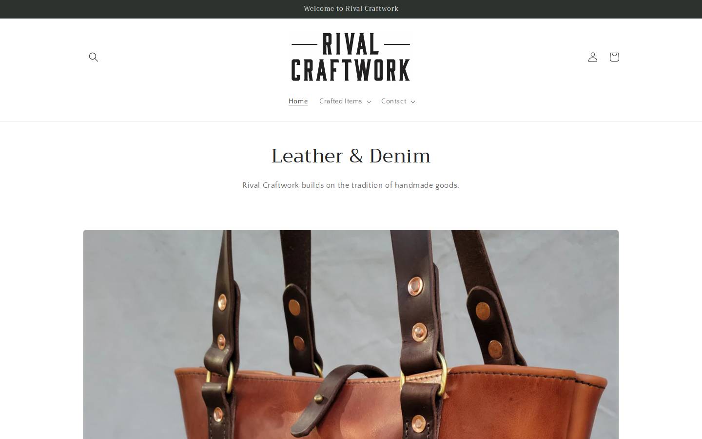 rivalcraftwork.com homepage screenshot