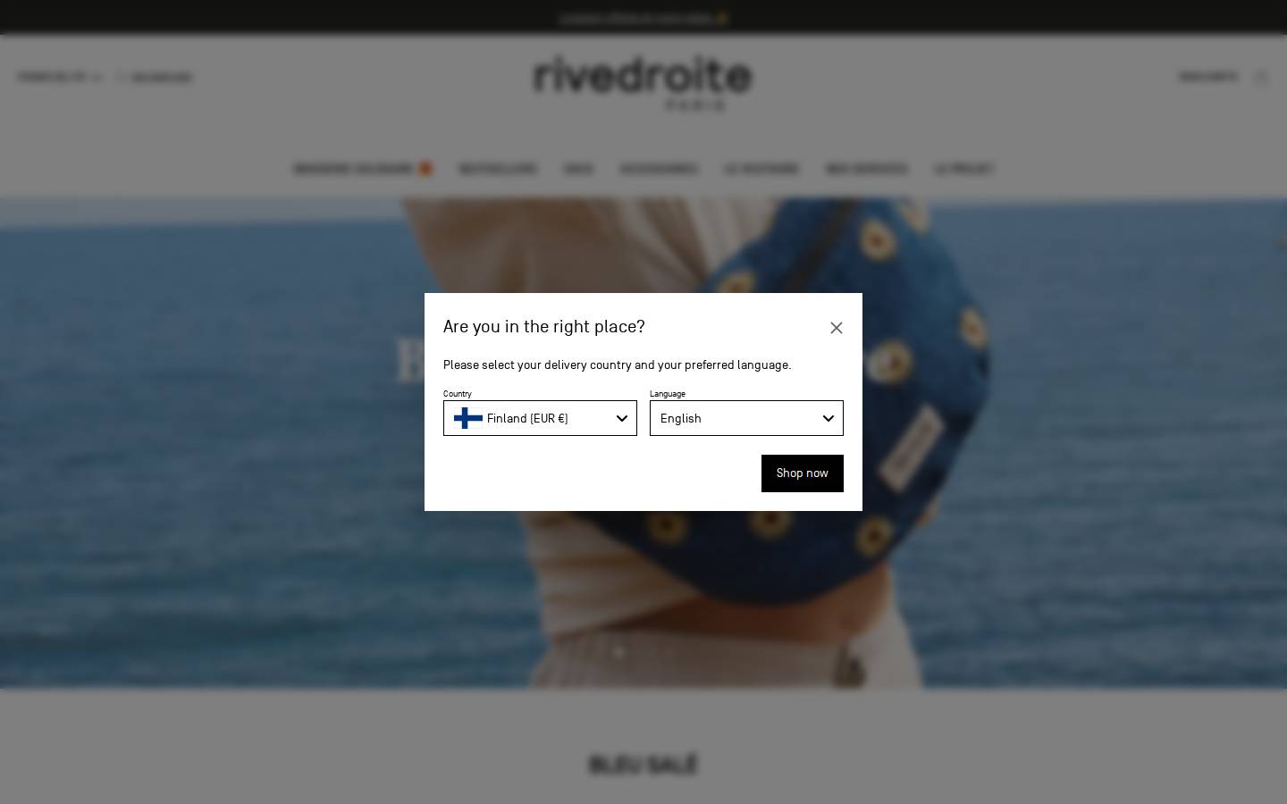 rivedroite-paris.com homepage screenshot