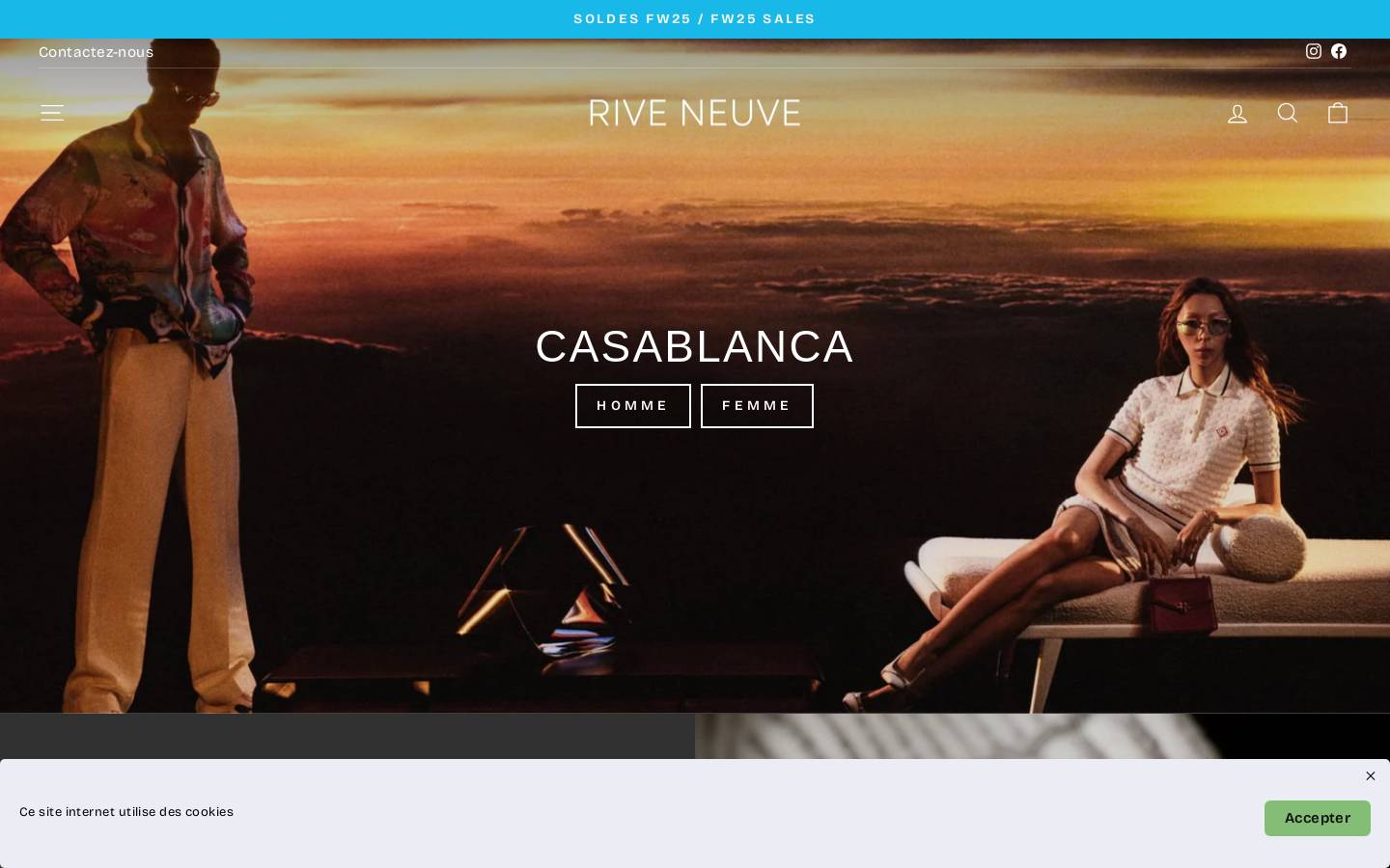 riveneuve.fr homepage screenshot