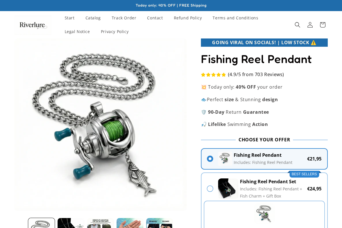 Riverlure homepage screenshot