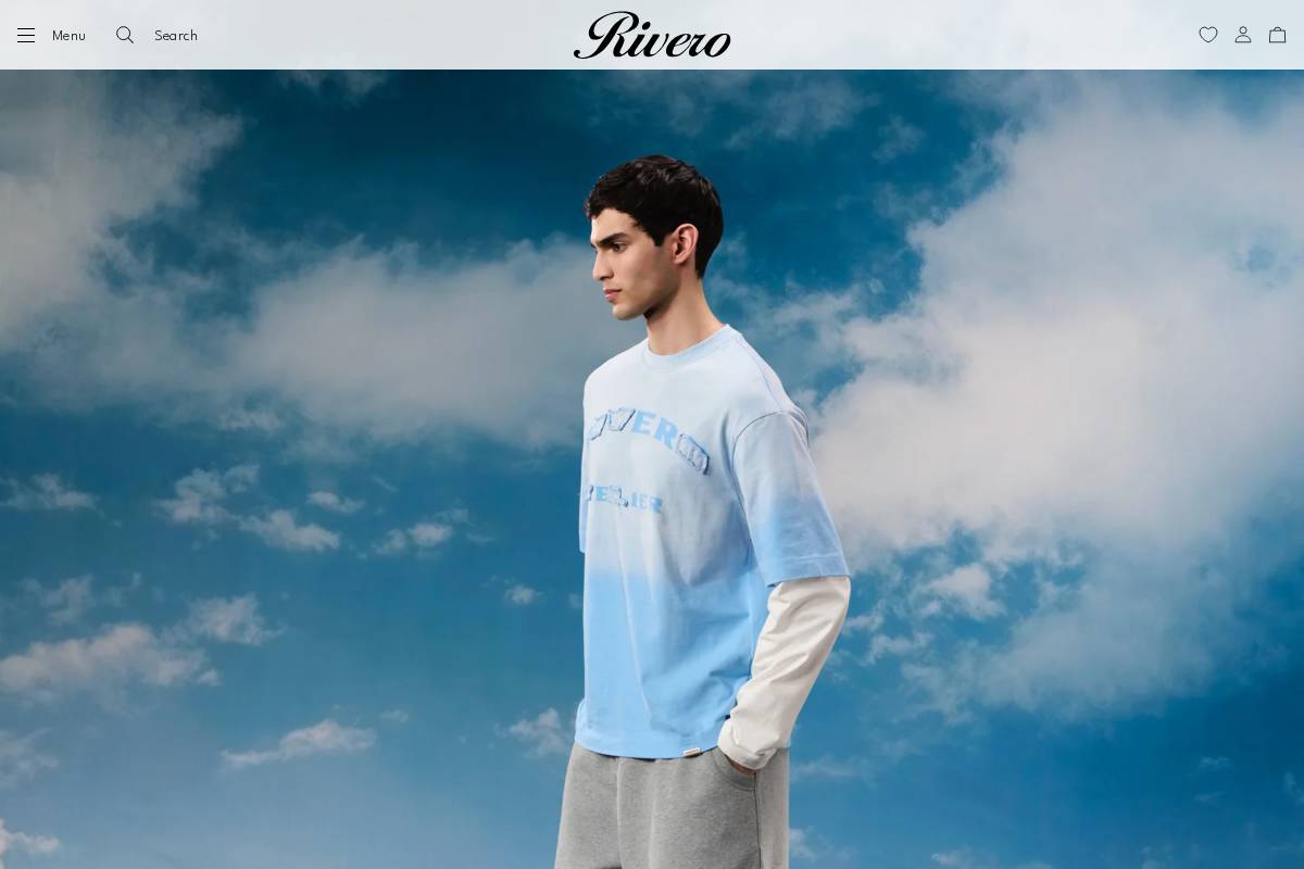 Rivero homepage screenshot