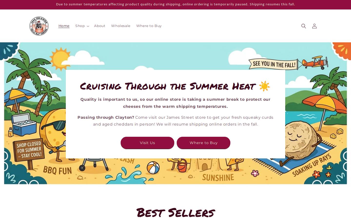 riverratcheese.com homepage screenshot