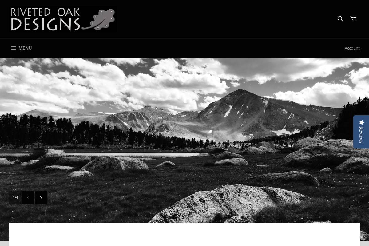 rivetedoakdesigns.com homepage screenshot