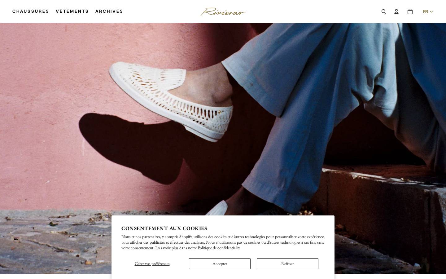 Rivieras homepage screenshot