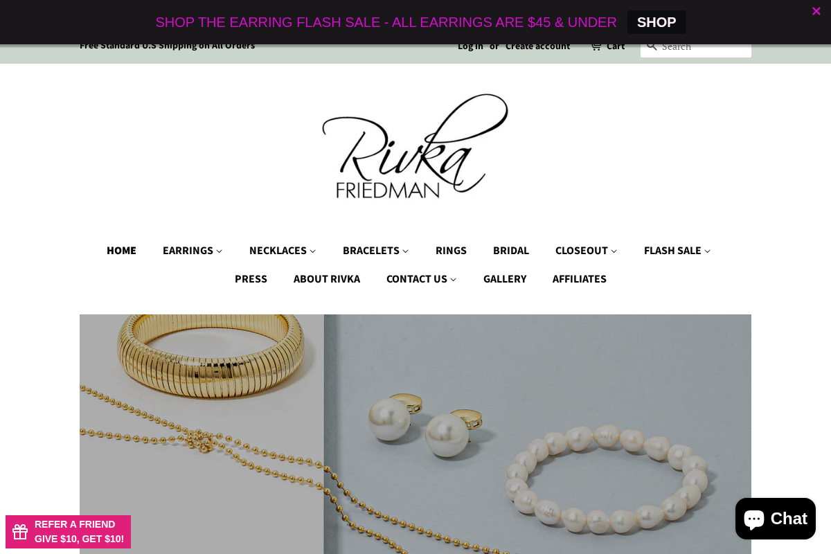 rivkafriedman.com homepage screenshot